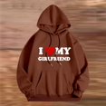 thumbnail image 3 of Puliio I Love My Girlfriend Hoodies For Men Love Heart Print Long Sleeve Valentines Day Hooded Sweatshirt Sweater Pullover Tops Cute Funny Gifts Clothes, 3 of 3