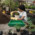 thumbnail image 4 of LABSERRON Microgreens Growing Tray Plant Germination Trays Green Plastic 6Set 11.6X9.3In, 4 of 8
