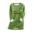 thumbnail image 1 of Birdeem Haut en Peluche Imprimé Mode de Noël pour Femmes, 1 of 1
