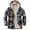 01-Black2014, variant on SONXAHE Fleece Lined Plaid Zip Up Hooded Shacket For Men Long Sleeve Warm Winter Outerwear Coat