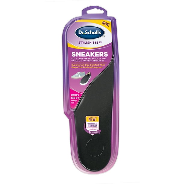 Afleiding In detail Uitbeelding Dr. Scholl's Soft Cushioning Shoe Insoles for Sneakers (Women's 6-10)  Inserts for All-Day Comfort - Walmart.com