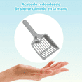 thumbnail image 3 of 2 Piezas - Pala Para Arenero Gato Limpiar Arenaresistente Xtellar plateado, 3 of 4