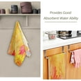 thumbnail image 3 of Fall Leaves Grape Hand Towels, Autumn Foliage Harvest Kitchen Towel Ultra Soft and Absorbent,Decorative Fingertip Face Towel for Bathroom Hotel, 2 PCS, 28.3"x 14.4", 3 of 6
