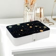 thumbnail image 6 of Constellation PU Leather Bracelet Holder Jewelry Box Stand Necklace Organizer with Removable Compartment Portable Case, 6 of 6