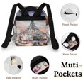 thumbnail image 4 of Romantic Paris Eiffel Tower Small Backpack Cute Mini Backpacks For Woman Lightweight Daypacks, 4 of 8