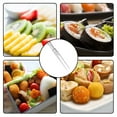 thumbnail image 4 of Pack of 80 Fruit Cake Party Cafe Plastic Fork with Handle Single-use Food Picks Dessert Pastry Forks Snacks Tableware Household Bar Party Transparent, 4 of 6