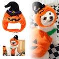 thumbnail image 1 of TIELUTT Dog Halloween Christmas Pumpkin Transformation Funny Cat Two Pet Clothes Rack Pet Clothes for Small Dogs Male Pet Clothes for Medium Dogs Male Pet Clothes for Medium Dogs Summer Pet Clothes, 1 of 8