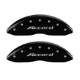 thumbnail image 3 of MGP 4 Caliper Covers Engraved Front Accord Engraved Rear Accord Black finish silver ch Fits select: 2016-2017 HONDA ACCORD SPORT, 3 of 6