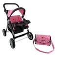 thumbnail image 1 of Carriolita De Muñecas Niña Baby Kaori Cc100 Con Pañalera Rosa Claro, 1 of 1