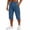 Blue, variant on Cropped Beach Pants for Men with Breathable Fabric and Cargo Pockets Featuring Lightweight Feel for Summer Days Ocean Walks Pool Parties Surf Sessions Lake Trips Orange M
