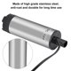 thumbnail image 4 of Bomba de transferencia eléctrica de aceite de agua de combustible diesel sumergible etachable DC 12 V 51 mm Ecomeon plateado + negro, 4 of 5