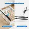 thumbnail image 5 of 2 Pack Pull Out Cabinet Organizer, Slide Out Cabinet Drawers Peel and Stick Pull Out Drawers Heavy Duty Pull Out Shelf for Kitchen, Cupboard, Pantry, Bathroom (16.5" D*11.8" W*3.94" H-White), 5 of 14