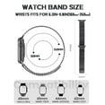 thumbnail image 2 of Dwitch Magnetic Metal Band Compatible with Apple Watch Ultra 2/1 Band 42mm 44mm 45mm 46mm 49mm,for iWatch Series 10 9 8 7 6 5 4 3 2 1 SE2 SE, Magnetic Clasp Stainless Steel Band for Women Men,Rosegold, 2 of 8