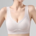 thumbnail image 3 of qelini Wireless Bras for Women Plus Size Seamless Full Coverage T-Shirt Bra with Soft Support & Back Smoothing for Everyday Wear, 3 of 4