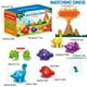 thumbnail image 5 of Vogacara Juegos a juego de dinosaurios, divertidos juguetes educativos para niños, educación temprana, aprendizaje de dinosaurios Juguetes Educativos (AQ825), 5 of 6