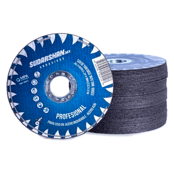 Discos De Corte Metal Para Esmeriladora 4 1/2 Paquete 30 pz