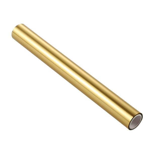 Rollo de papel de transferencia de lámina para estampado en caliente activado por calor de 19,3 cm x 5 m (D)