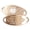 White Heart Filigree | Impact Engraving, variant on MedicEngraved Rose Gold Stainless Steel Custom Medical Alert Bracelet - 4mm Paperclip Link
