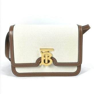 Burberry Women's Textured Black Shoulder Bag With Gold-Tone