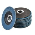 thumbnail image 3 of 10 Pack Premium Zirconia Flap Discs 4-1/2 X 7/8 inch 40 / 60 / 80 / 100 Grit Grinding Wheel Sandpaper for Sanding Grinding (80 Grits), 3 of 6
