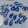 thumbnail image 2 of New Fashion Klein Blue Earrings For Women Arcylic Geometric Dangle Drop Earrings Brincos Trendy Jewelry Gifts, 2 of 3