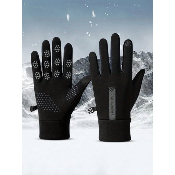 Cold-Proof Touchscreen Gloves with Thermal Lining, for Daily Commute & Outdoor Work