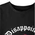 thumbnail image 4 of Women's Ribbed T Shirt Dress, Summer Tank Dress with "Disappointed but not Surprised" Rose Graphic Print, Bodycon Mini Dress for Casual Daily Wear, 4 of 6
