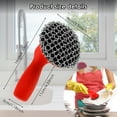 thumbnail image 2 of Txkrhwa Cast Iron Scrubber with Silicone Handle, Cast Iron Cleaner Brush, Stainless Steel Chain Mail Scrubber, Cast Iron Sponge Scrubber for Cleaning Pots Pans Skillet, 2 of 12