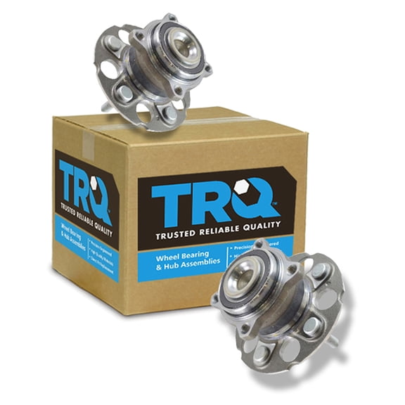TRQ Rear Wheel Hub & Bearing Left & Right Pair Set for Honda CR-V Crosstour 2WD BHA53614
