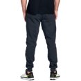 thumbnail image 4 of PROGO USA Men's Casual Jogger Sweatpants Basic Fleece Marled Jogger Pant Elastic Waist 3X-Large Charcoal, 4 of 7
