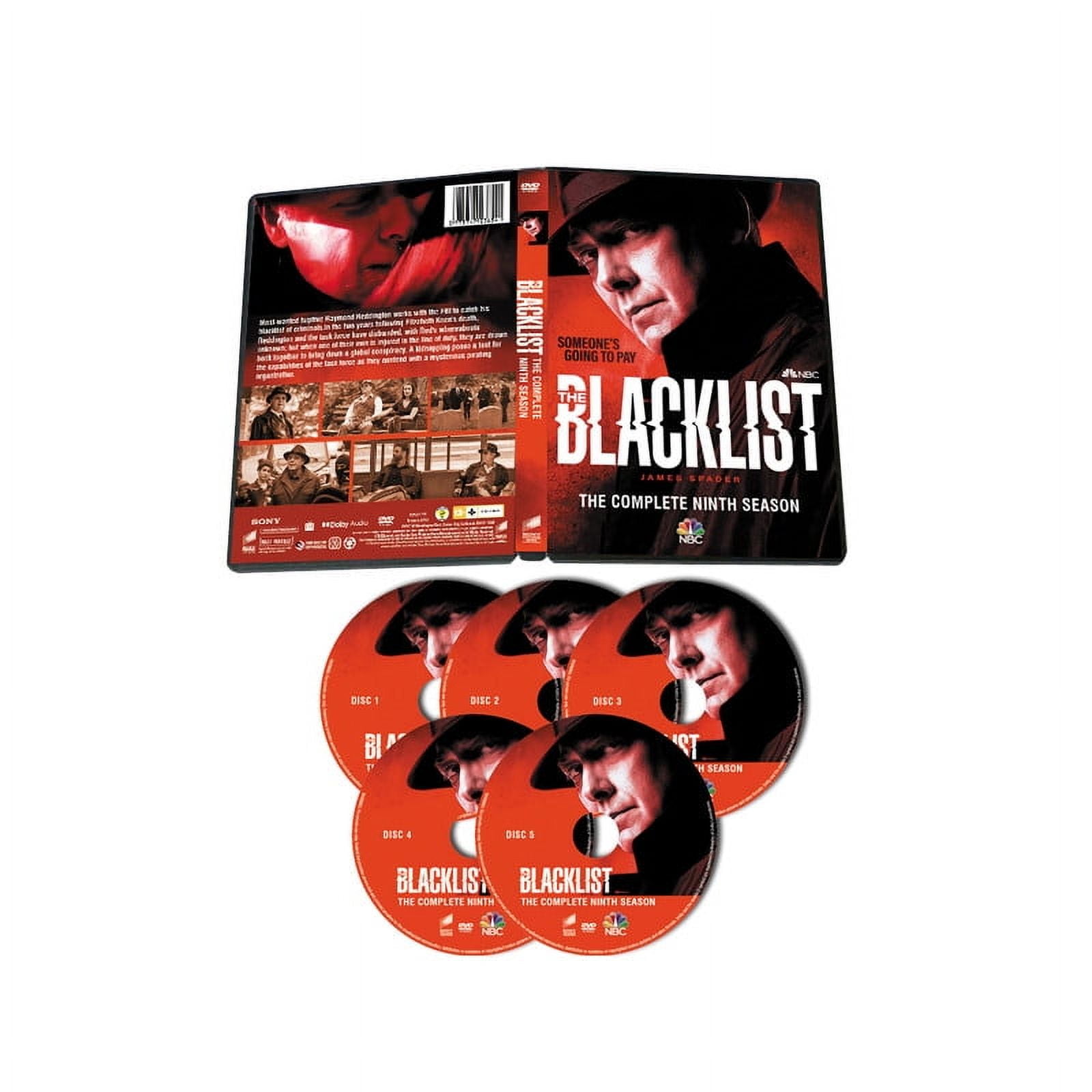 NBC Universal The Blacklist Season 9 DVD Drama Complex Criminal