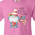 thumbnail image 4 of Inktastic God Bless the USA Gnome Youth T-Shirt, 4 of 5