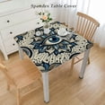 thumbnail image 2 of BANET Rectangle Tablecloth Magical Hamsa Eye Symbol Tablecloths Inch Polyester for Indoor Outdoor Picnic Party Dinner Table White, 2 of 7