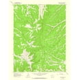 thumbnail image 2 of USGS 15x18 Gold Ornate Wood Framed with Double Matting Museum Art Print Titled - Calamity Ridge Colorado Quad - USGS 1962, 2 of 4