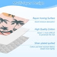 thumbnail image 4 of Ironing Mat Portable Ironing Blanket for Table Top Travel Ironing Pad for Washer Dryer 27.6" x 47.2" Tropical Islands, 4 of 6