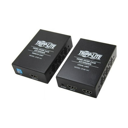 UPC: 0037332158925 | Tripp Lite HDMI Over Cat5 / Cat6 Extender Kit Extended Range Transmitter & Receiver for Video & Audio 1080p at 60Hz(B126-1A1)