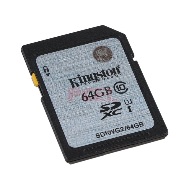 Tarjeta De Memoria SD10 Kingston 64GB con Adaptador 10V2