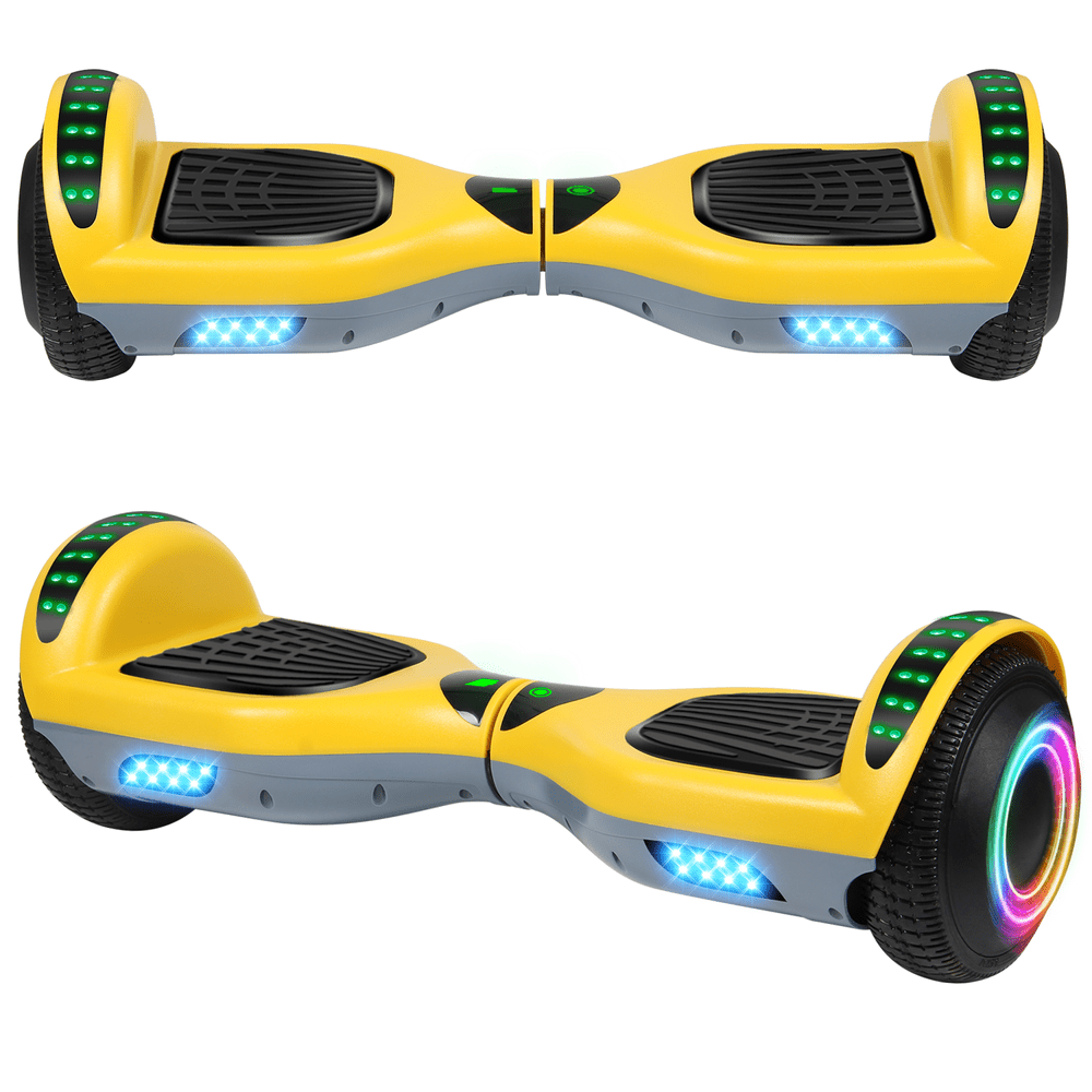 SISIGAD 6.5" TwoWheel Self Balancing Hoverboard with Bluetooth and LED