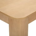 thumbnail image 4 of Plank+Beam Contour 72" Dining Table, Solid Wood Table for 6,Rectangular Table, Blonde, 4 of 8