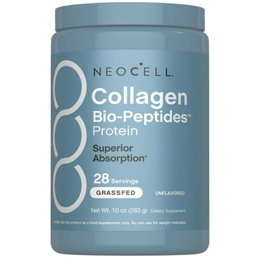 Collagen Bio-Peptides Powder | 10oz | Grassfed Protein Supplement | by NeoCell