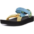 thumbnail image 6 of Teva Midform Universal Women's Vegan Platform Strappy Sandal In Blue Size 10, 6 of 6