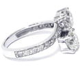thumbnail image 2 of Pompeii 1 1/2 cttw Forever Us 2-Stone Diamond Engagement Forever Us Ring 14k White Gold, 2 of 4