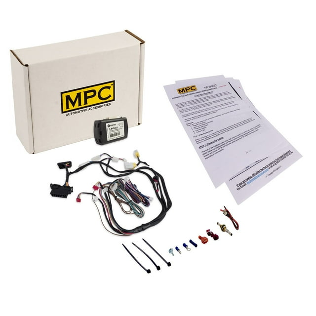 MPC Kit Complet de Démarrage à Distance Activé pour 2011-2013 Infiniti G25 - Push-to-Start - avec Harnais en T