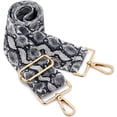 thumbnail image 1 of LAICAIW Wide Shoulder Strap Adjustable Replacement Belt Guitar Style Crossbody Bag Handbag Strap Multicolor Canvas Straps(wide:1.97"(5CM)) (Snake pattern3), 1 of 5