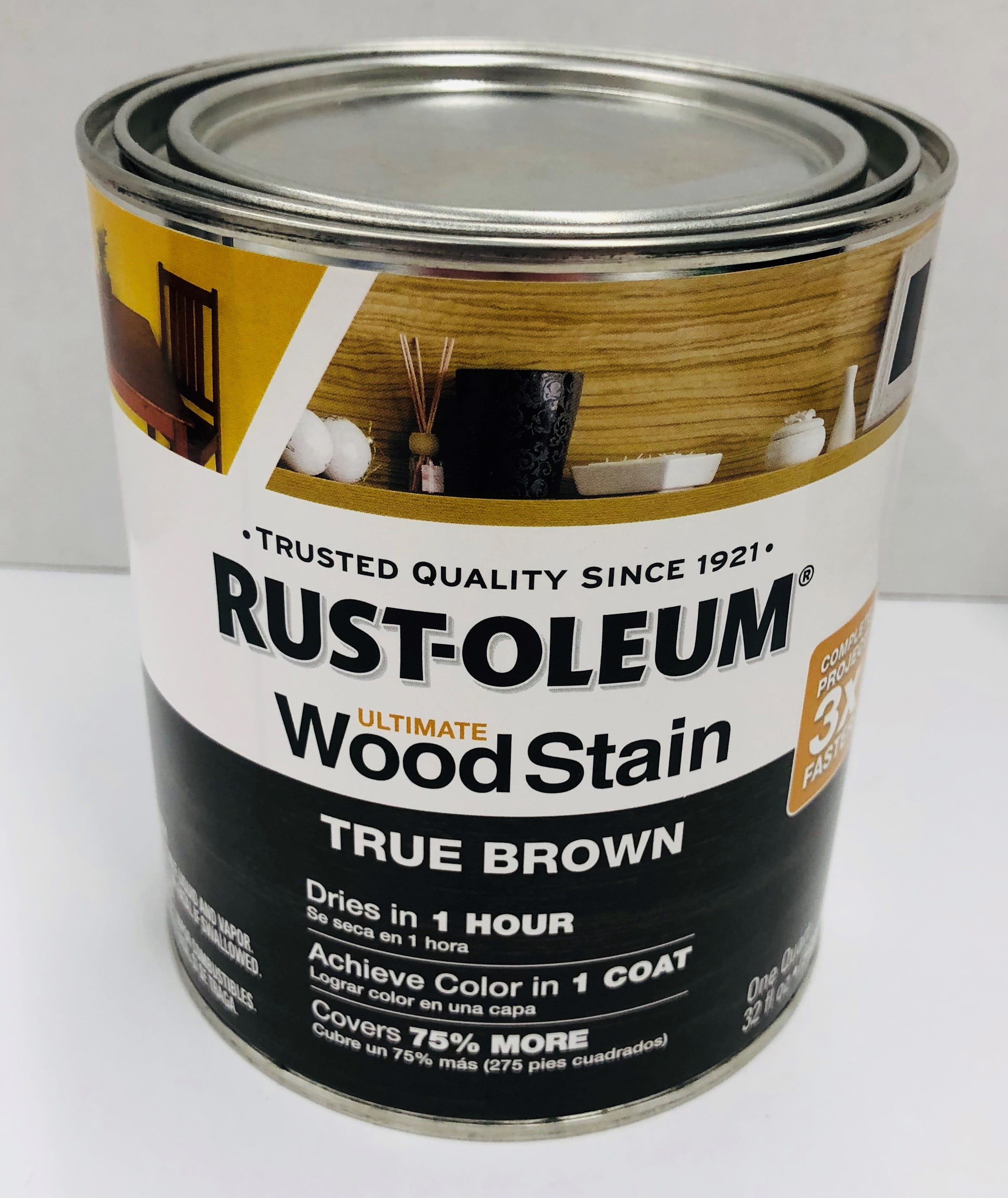 True Brown RustOleum Ultimate Wood Stain, Quart