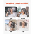 thumbnail image 6 of VEVOR 6-Piece Towel Set, 600 GSM 100% Cotton Towels for Bathroom, 2 Bath Towels, 2 Hand Towels and 2 Washcloths, Highly Absorbent & Quick Drying Bathroom Towels for Bathroom, Gym, Hotel, and Spa, 6 of 9