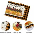 thumbnail image 3 of Harvest Thanksgiving Printed Cotton Linen Fabric Insulation Western Placemat, Thanksgiving Decorative Placemat Linen Strong Table Mat, 3 of 5