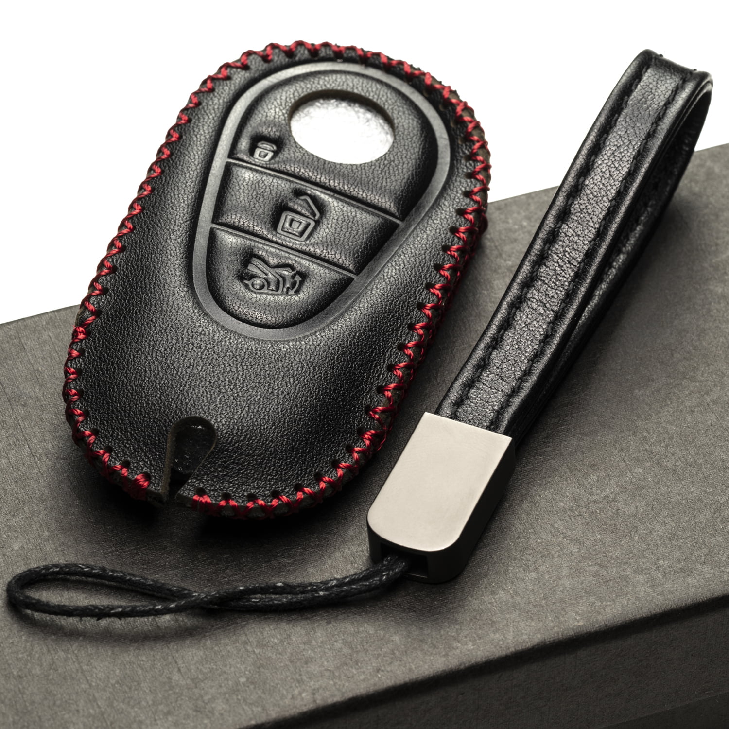 Mercedes Benz Leather Key Fob Cover (Model D) – T-Carbon Official Store