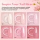 thumbnail image 2 of Set de uñas AZUREBEAUTY Pink Dip Powder, 6 colores, con kit de inicio, 2 of 7