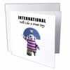 A Talk Like A Pirate Day Captain 12 Greeting Cards with envelopes gc-282313-2